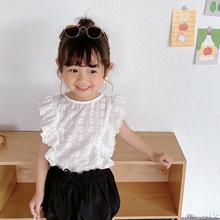 Girls' Dress 2022 Summer New Girls' Academic Skirt Cotton Princess Skirt